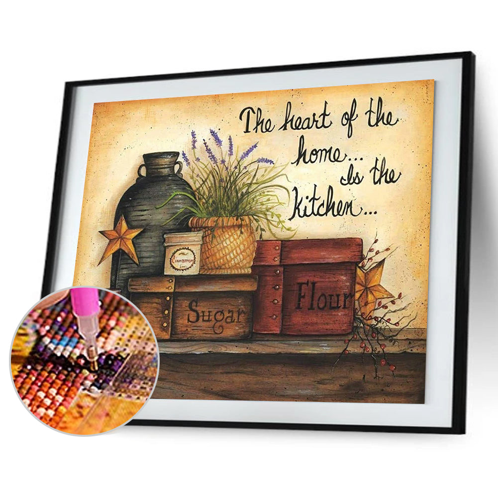 Kitchen - Full Round Drill Diamond Painting 40*30CM