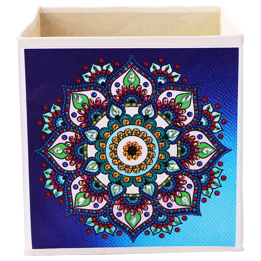 DIY Mandala Flower Rhinestone Oxford Cloth Storage Box Diamond Painting Kit