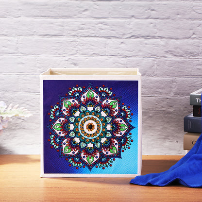 DIY Mandala Flower Rhinestone Oxford Cloth Storage Box Diamond Painting Kit