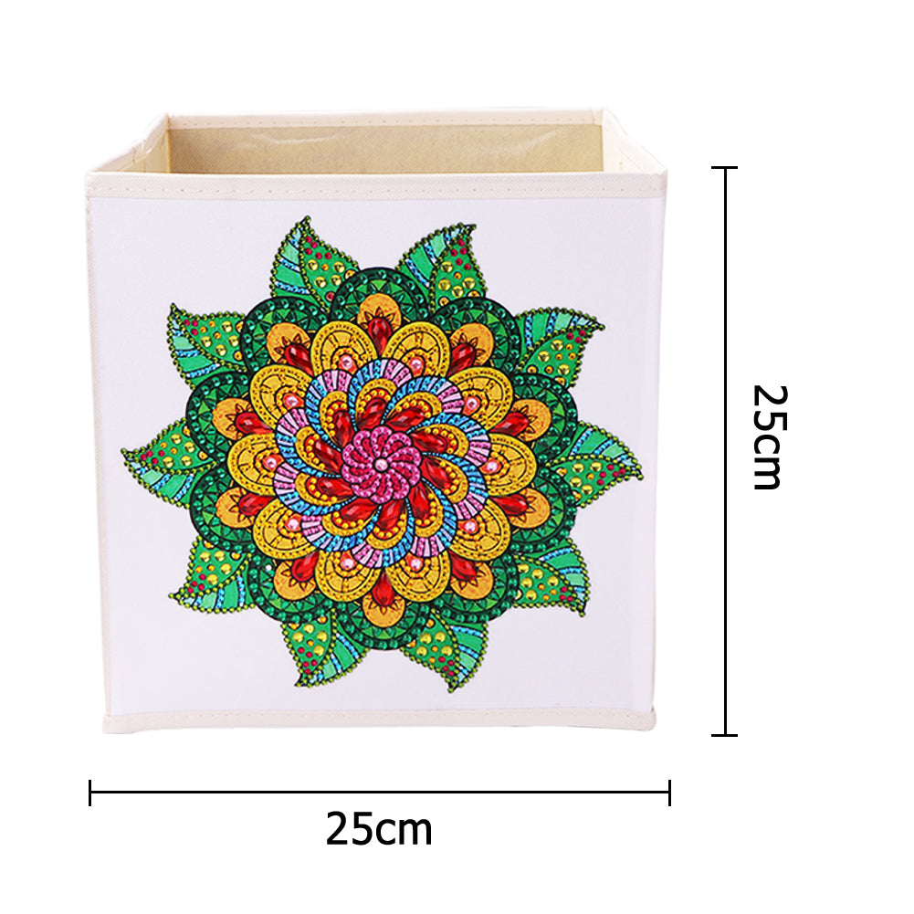 DIY Mandala Flower Rhinestone Oxford Cloth Storage Box Diamond Painting Kit