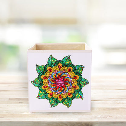 DIY Mandala Flower Rhinestone Oxford Cloth Storage Box Diamond Painting Kit