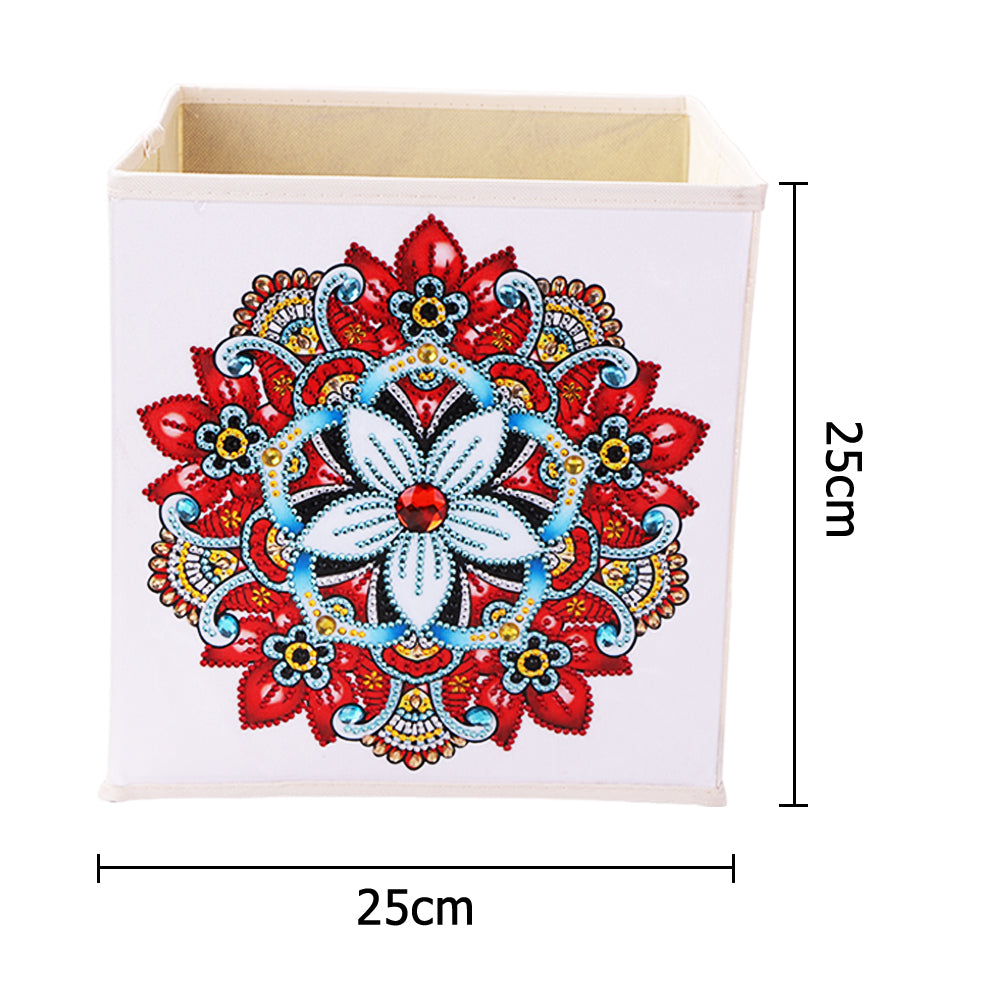 DIY Mandala Flower Rhinestone Oxford Cloth Storage Box Diamond Painting Kit