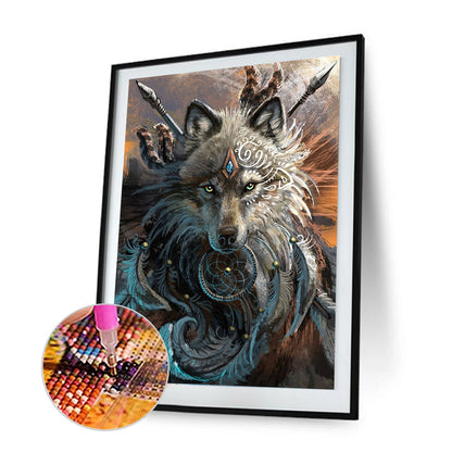 Wolf - Full Round Drill Diamond Painting 30*40CM