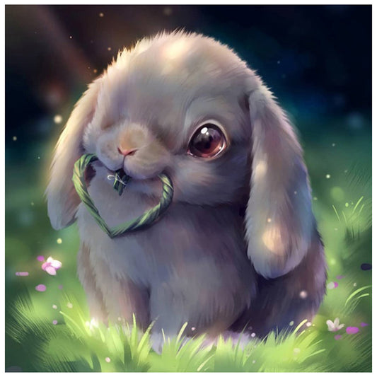 Rabbit - Full Square Drill Diamond Painting 30*30CM