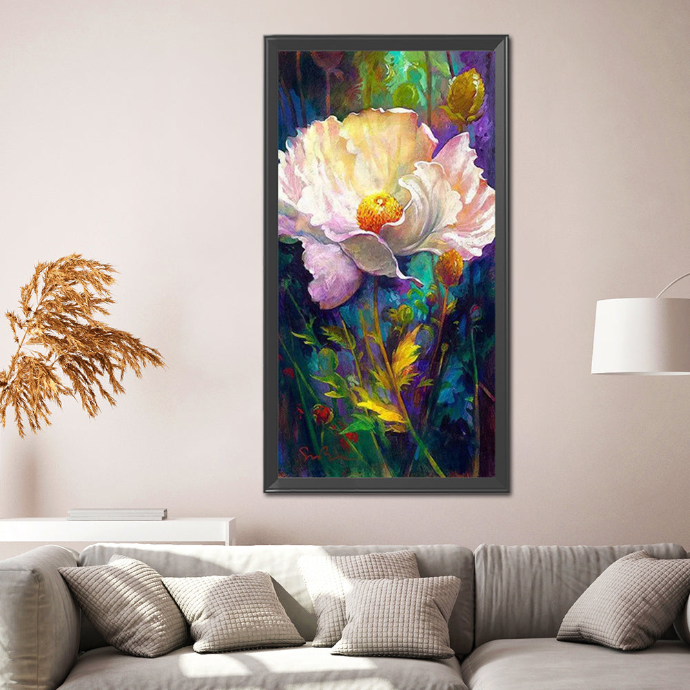 Flower - Full Round Drill Diamond Painting 40*80CM