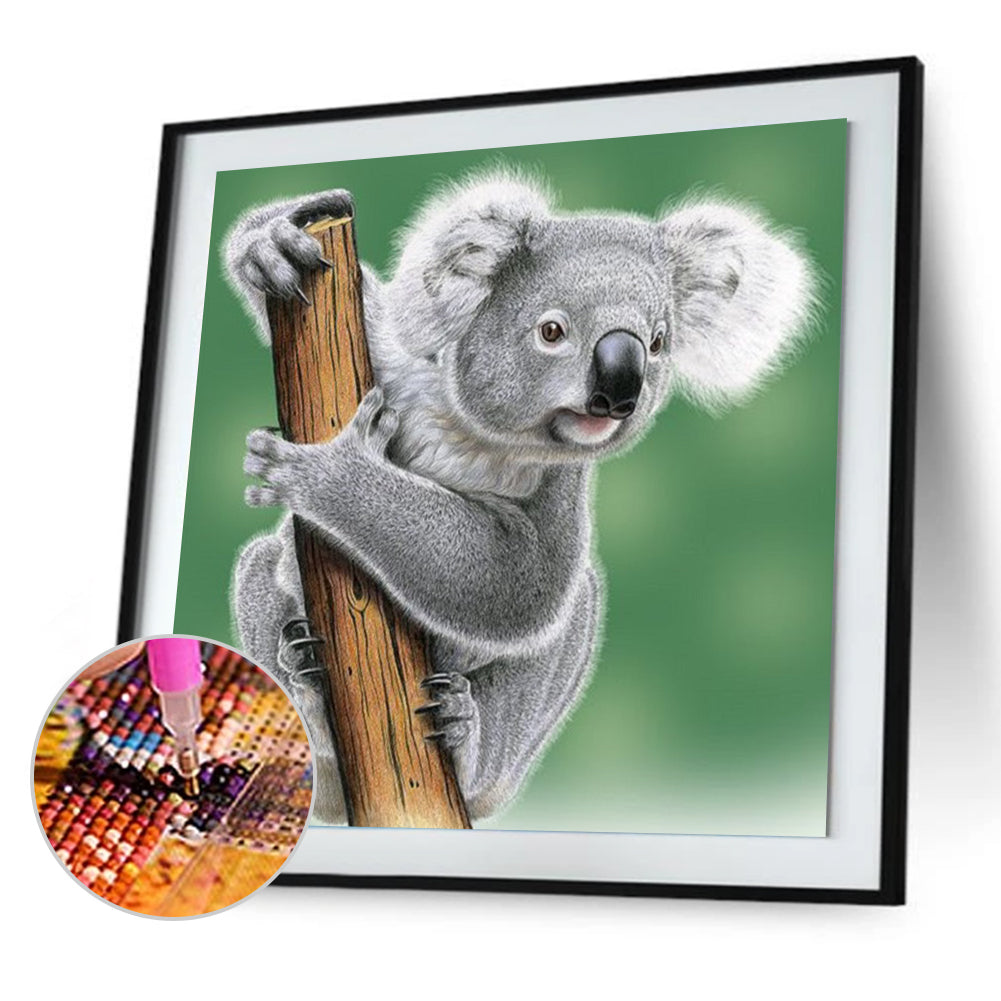 Small Koala - Full Round Drill Diamond Painting 30*30CM