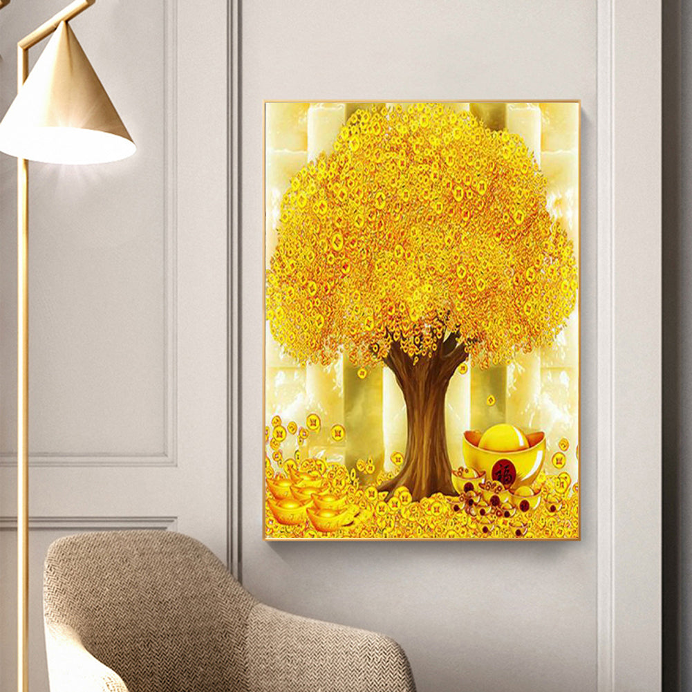 Money Tree - Full Round Drill Diamond Painting 50*65CM