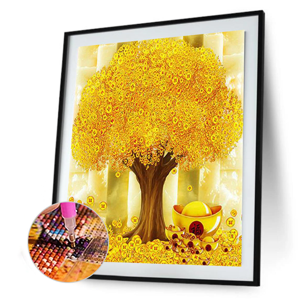 Money Tree - Full Round Drill Diamond Painting 50*65CM