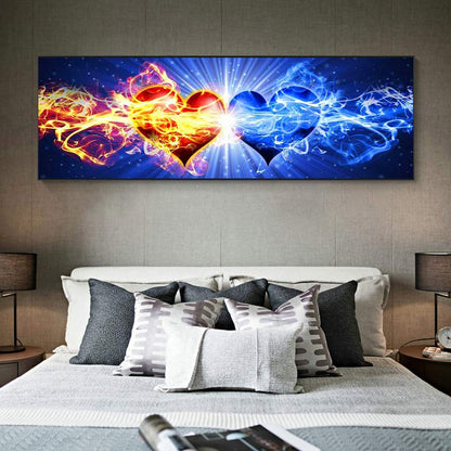 Love - Full Round Drill Diamond Painting 80*30CM