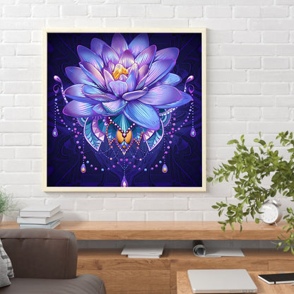 Lotus - Full Round Drill Diamond Painting 30*30CM