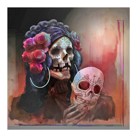 Halloween Skeleton - Full Square Drill Diamond Painting 40*40CM