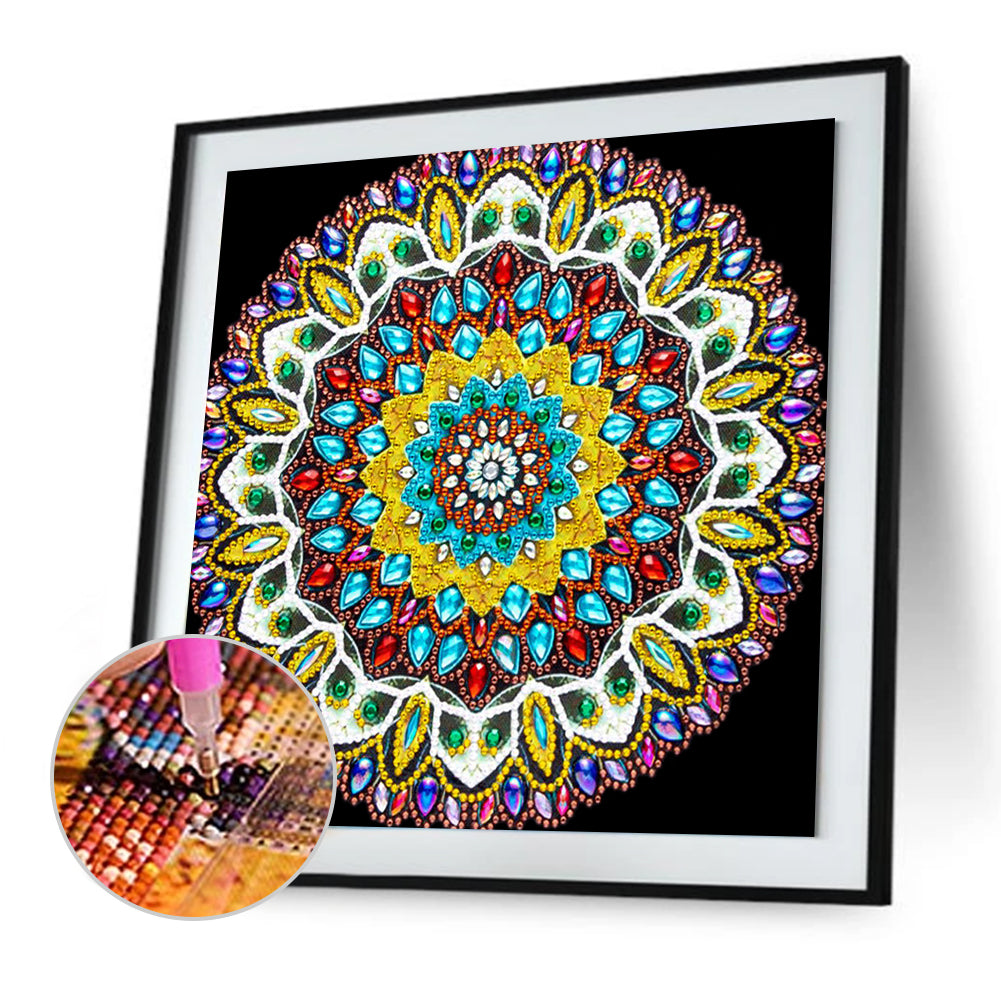 Crystal Datura - Special Shaped Drill Diamond Painting 30*30CM