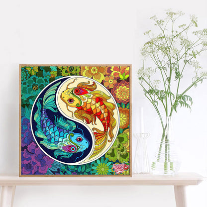 Fish - Special Shaped Drill Diamond Painting 30*30CM