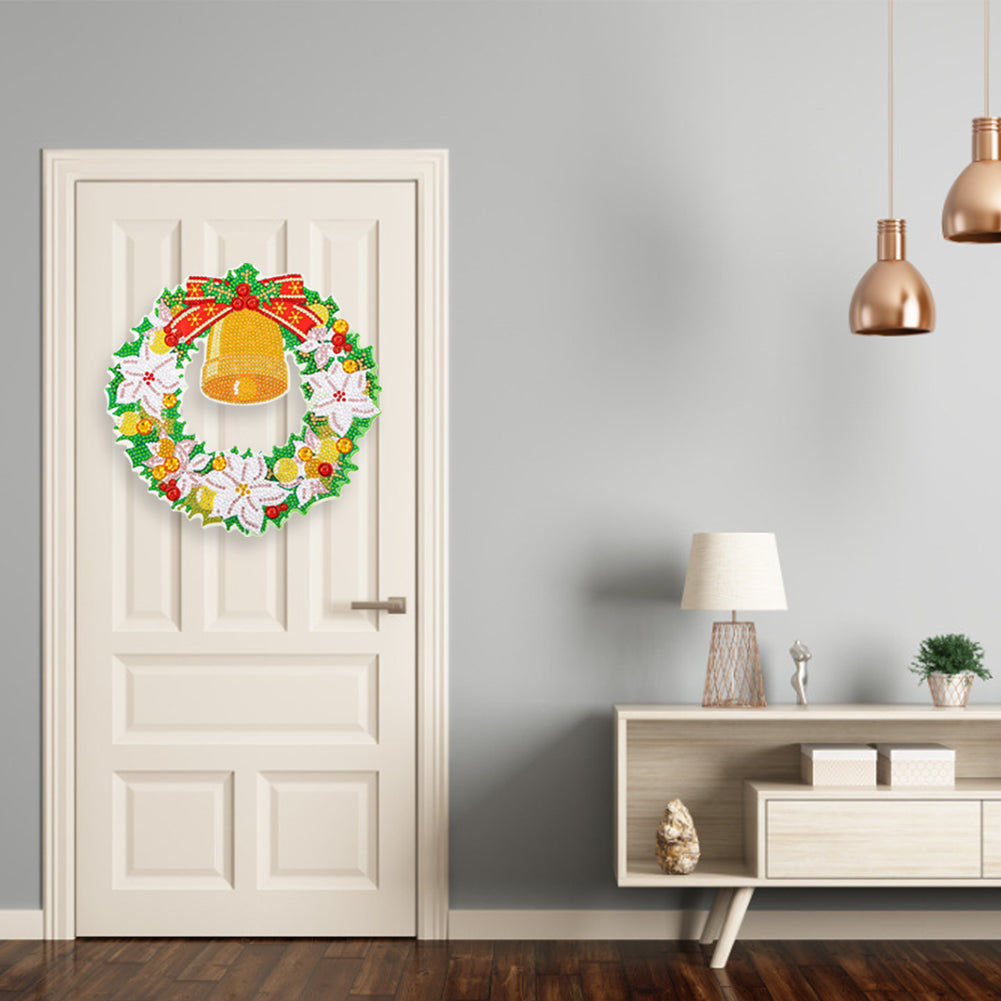 Festival Diamond Wreath DIY 5D Mosaic Resin Painting Kit Rhinestone Garland