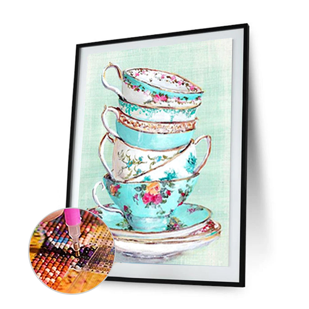 Cup - Full Round Drill Diamond Painting 30*40CM