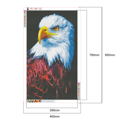 Eagle - Full Round Drill Diamond Painting 45*75CM