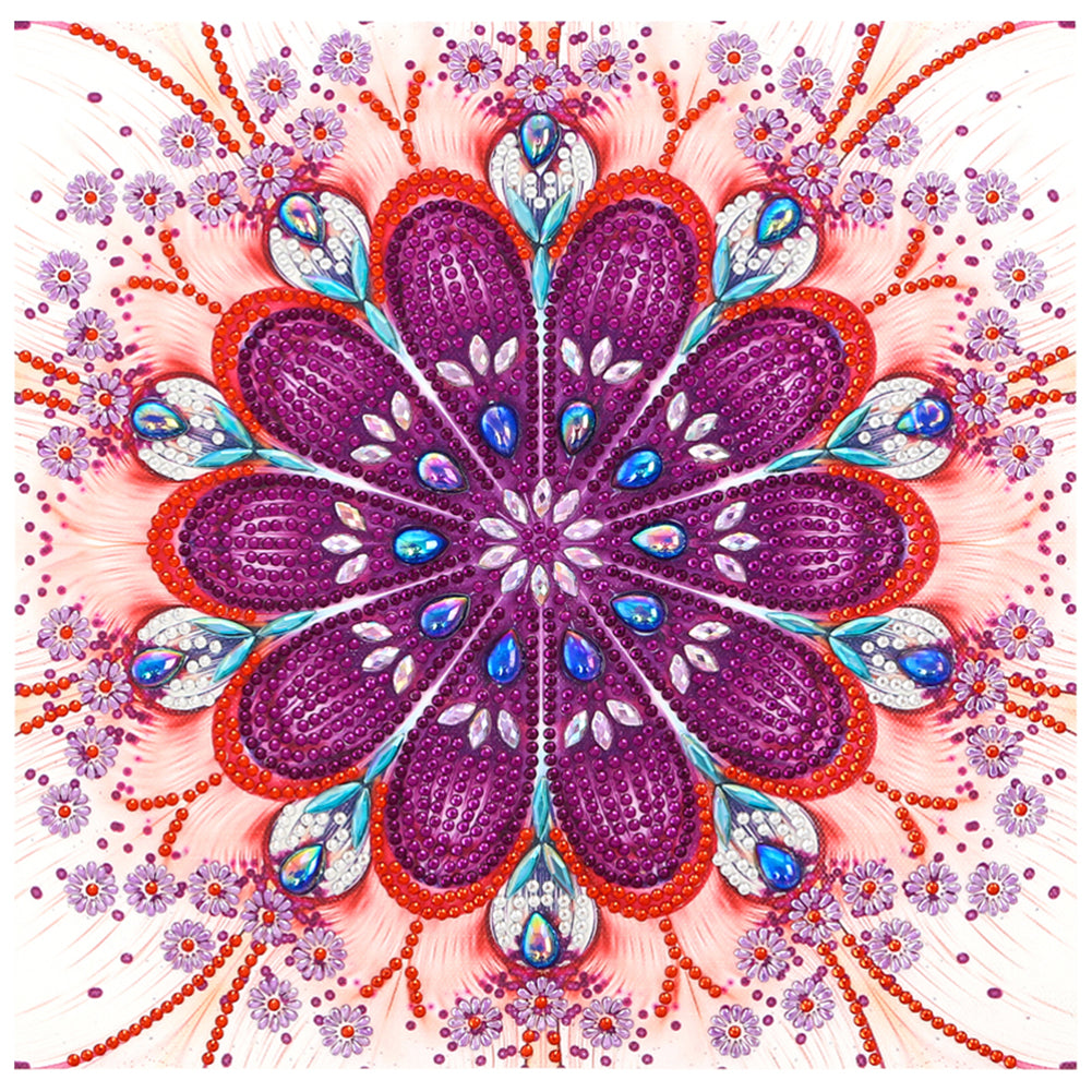 Flowers - Special Shaped Drill Diamond Painting 30*30CM