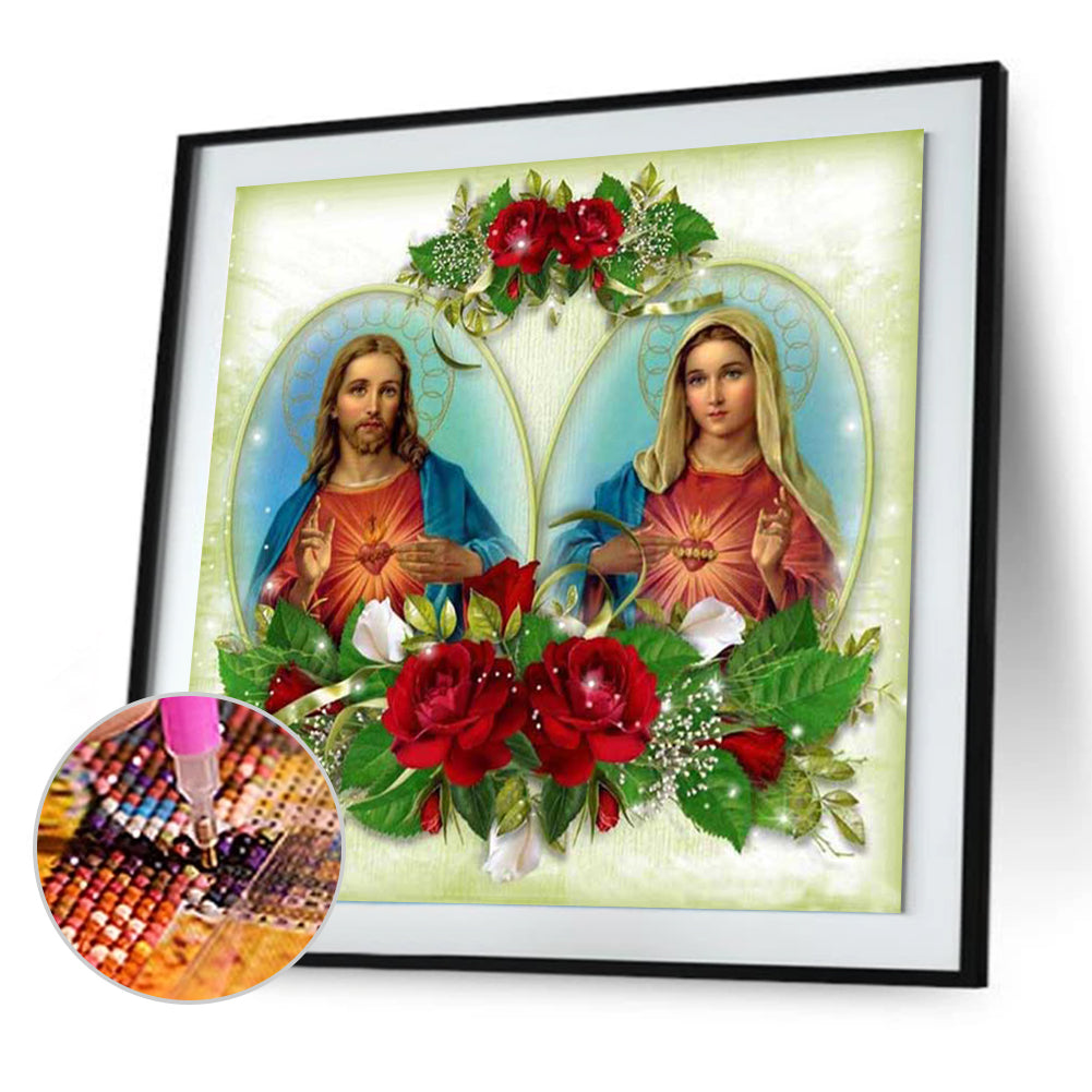 Priest Virgin - Full Sqaure Drill Diamond Painting 30*30CM