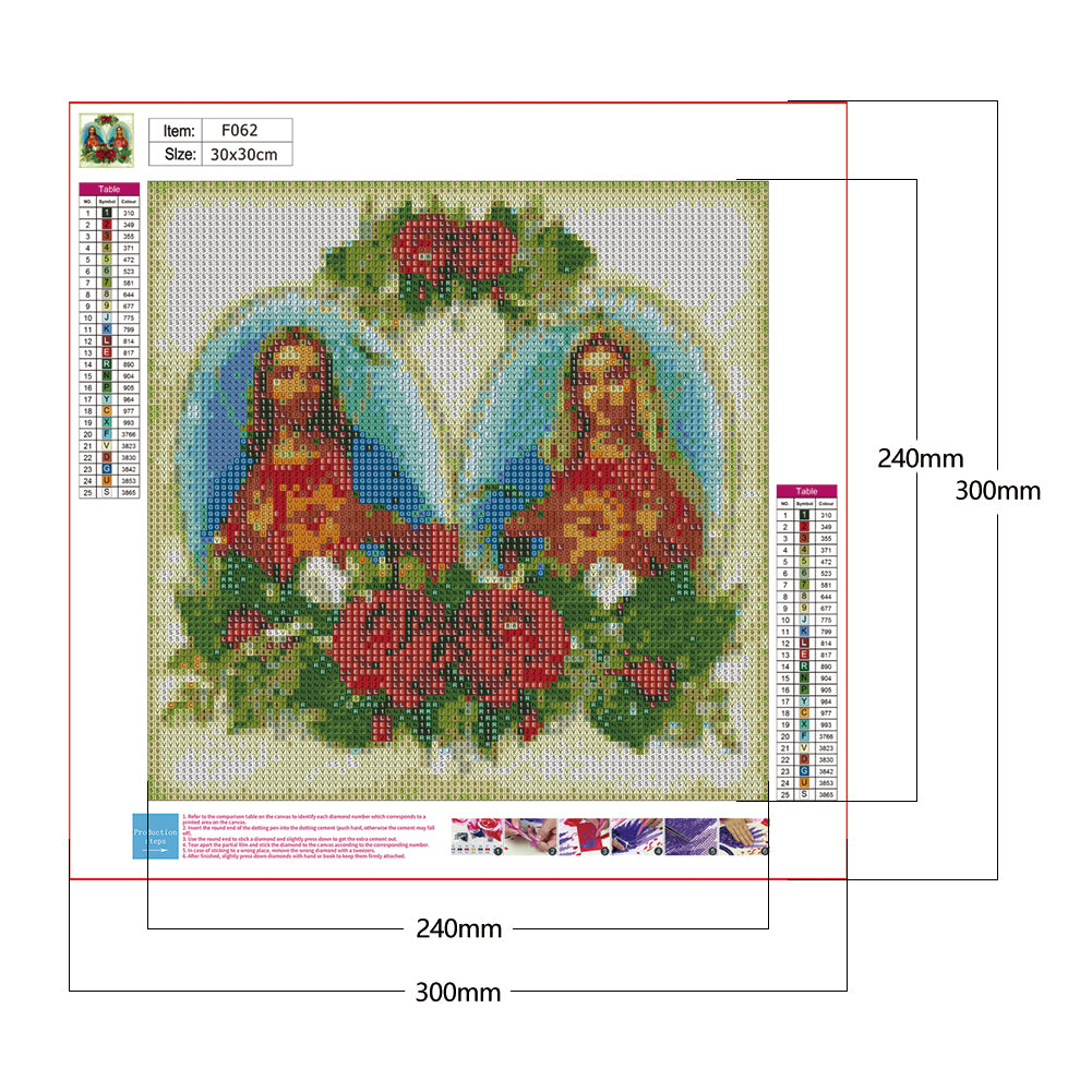 Priest Virgin - Full Sqaure Drill Diamond Painting 30*30CM