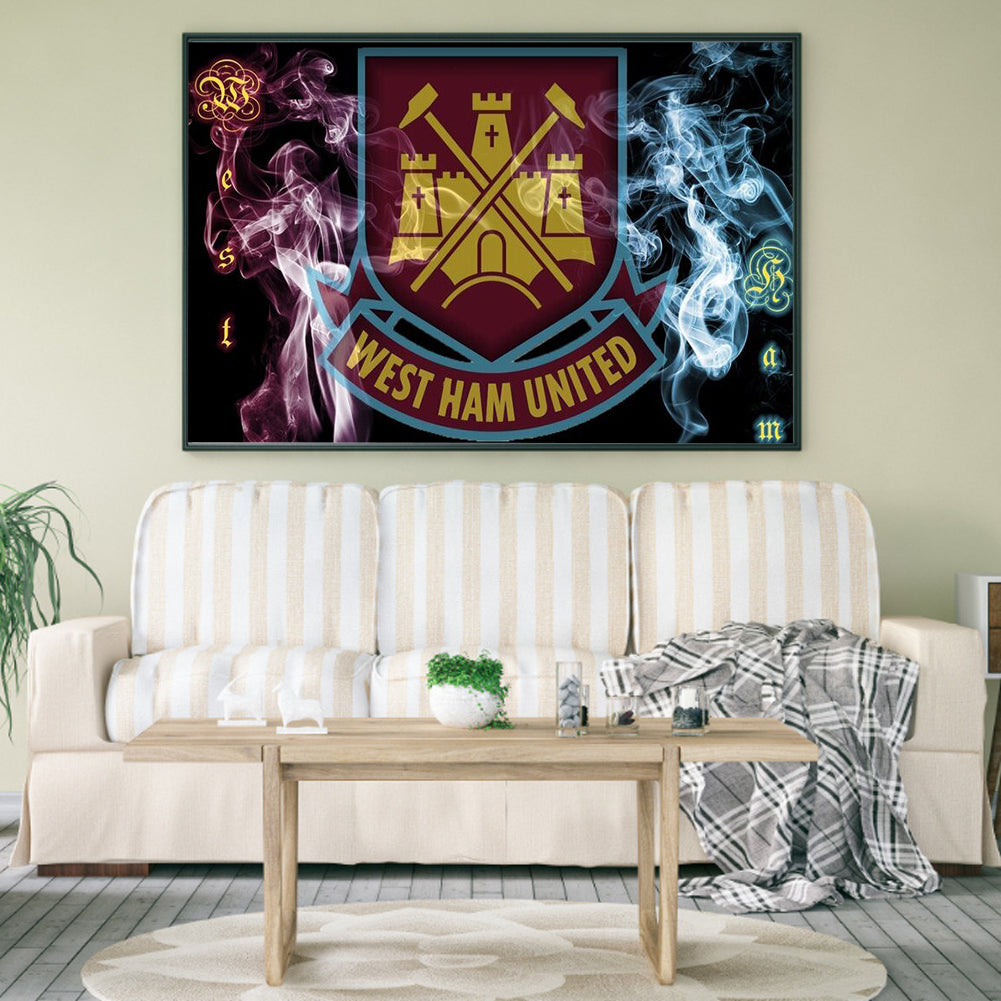 Team Crest - Full Round Drill Diamond Painting 40*30CM