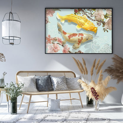 Koi Fish - Full Round Drill Diamond Painting 40*30CM