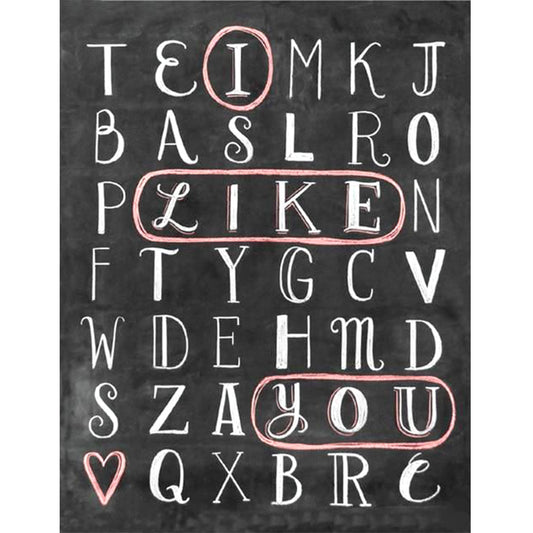 English - Full Round Drill Diamond Painting 30*40CM