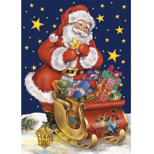 Santa Claus - Full Round Drill Diamond Painting 30*45CM