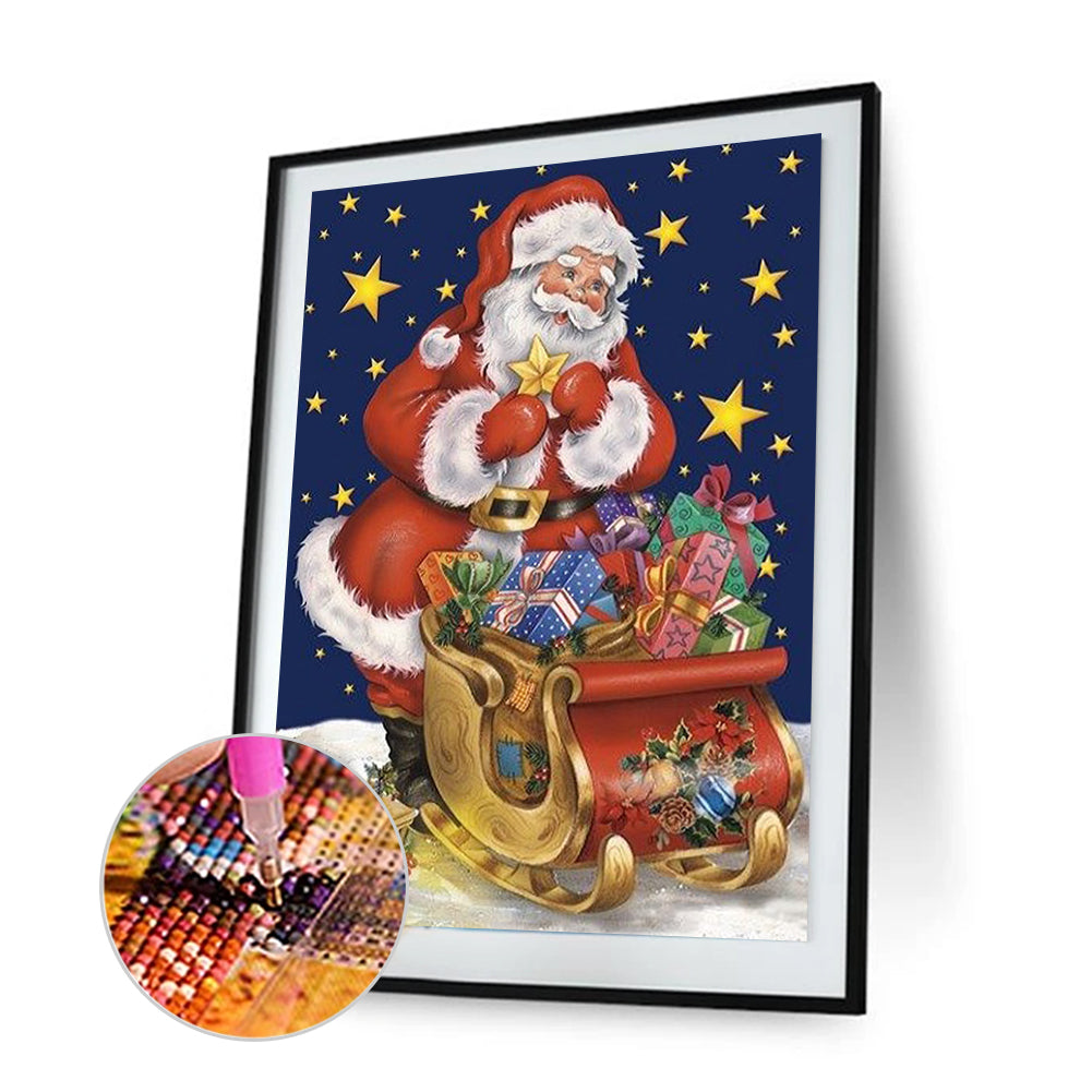 Santa Claus - Full Round Drill Diamond Painting 30*45CM