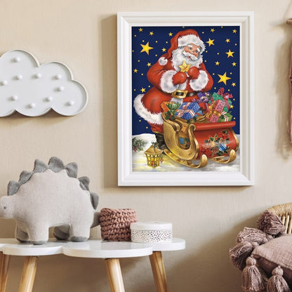 Santa Claus - Full Round Drill Diamond Painting 30*45CM