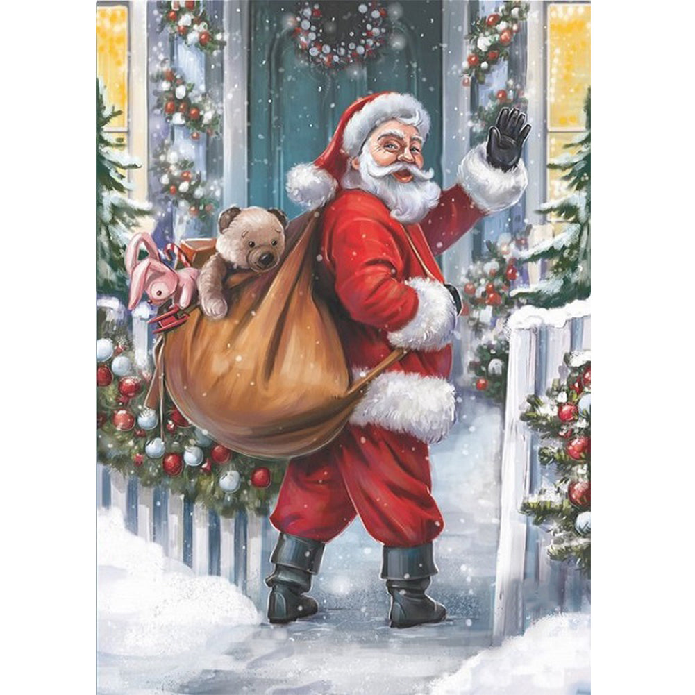 Santa Claus - Full Round Drill Diamond Painting 30*45CM