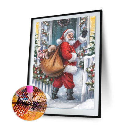 Santa Claus - Full Round Drill Diamond Painting 30*45CM