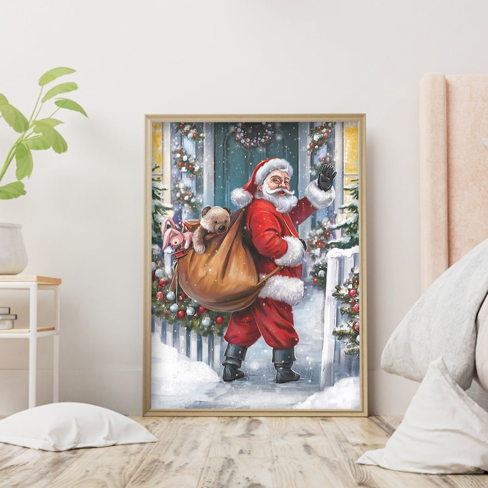 Santa Claus - Full Round Drill Diamond Painting 30*45CM