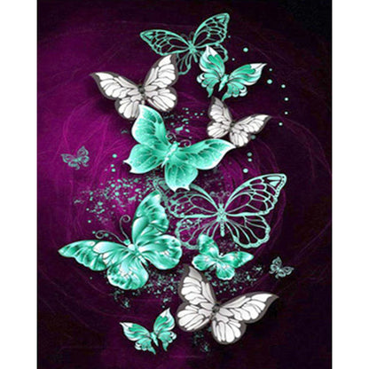 Butterfly - Full Round Drill Diamond Painting 30*40CM