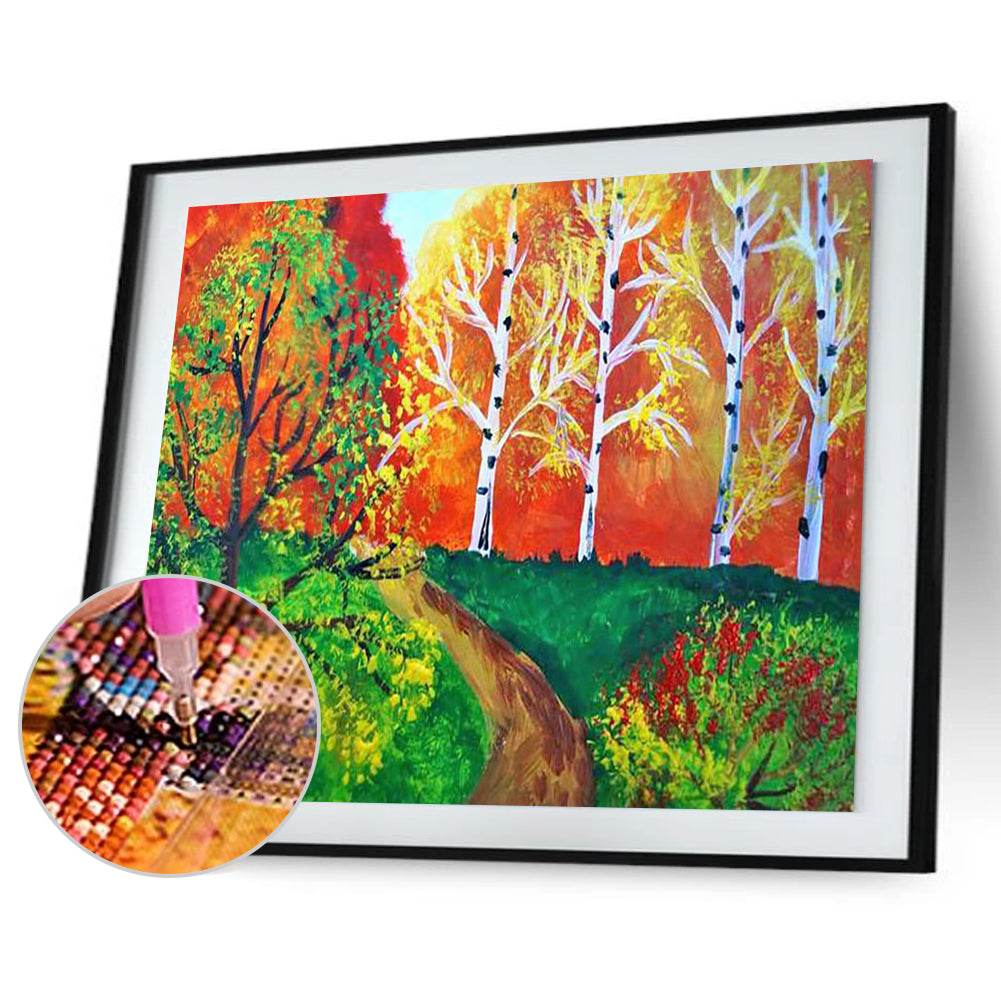 Tree - Full Square Drill Diamond Painting 50*40CM