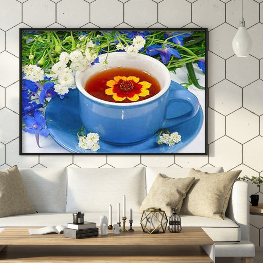 Tea - Full Square Drill Diamond Painting 50*40CM