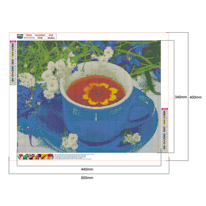 Tea - Full Square Drill Diamond Painting 50*40CM