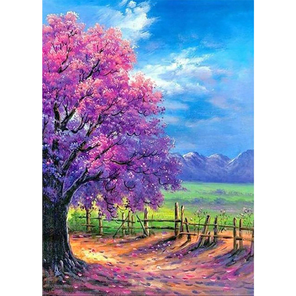 Seasons Tree - Full Sqaure Drill Diamond Painting 30*40CM