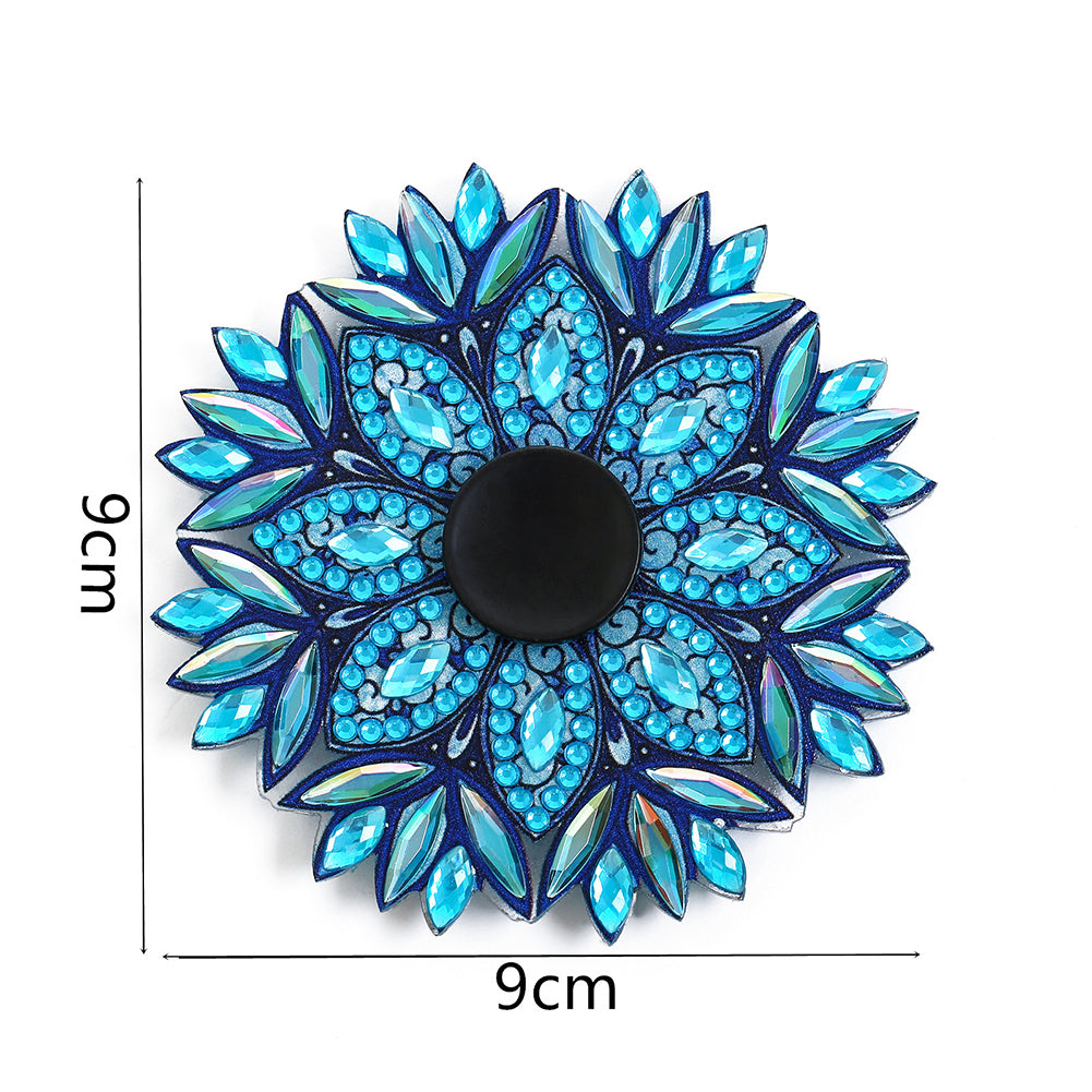 AB Double Sided Drill Fingertip Spinner Crystal Colorful Mandala Spinning