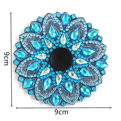 AB Double Sided Drill Fingertip Spinner Crystal Colorful Mandala Spinning