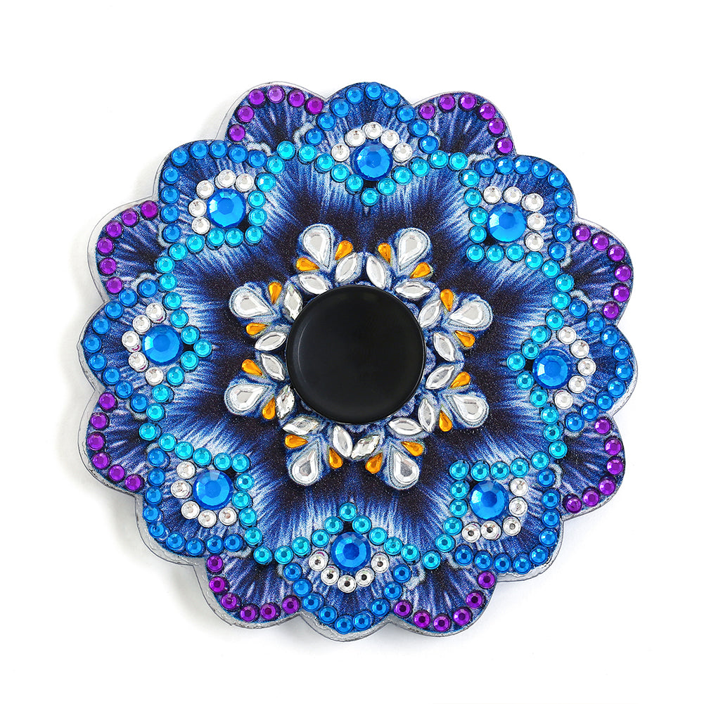 AB Double Sided Drill Fingertip Spinner Crystal Colorful Mandala Spinning