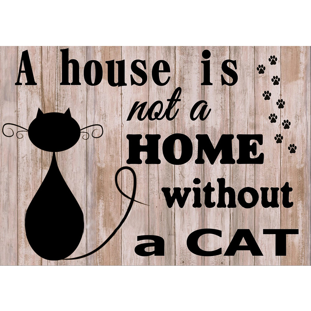 English Sentence - Full Round Drill Diamond Painting 40*30CM