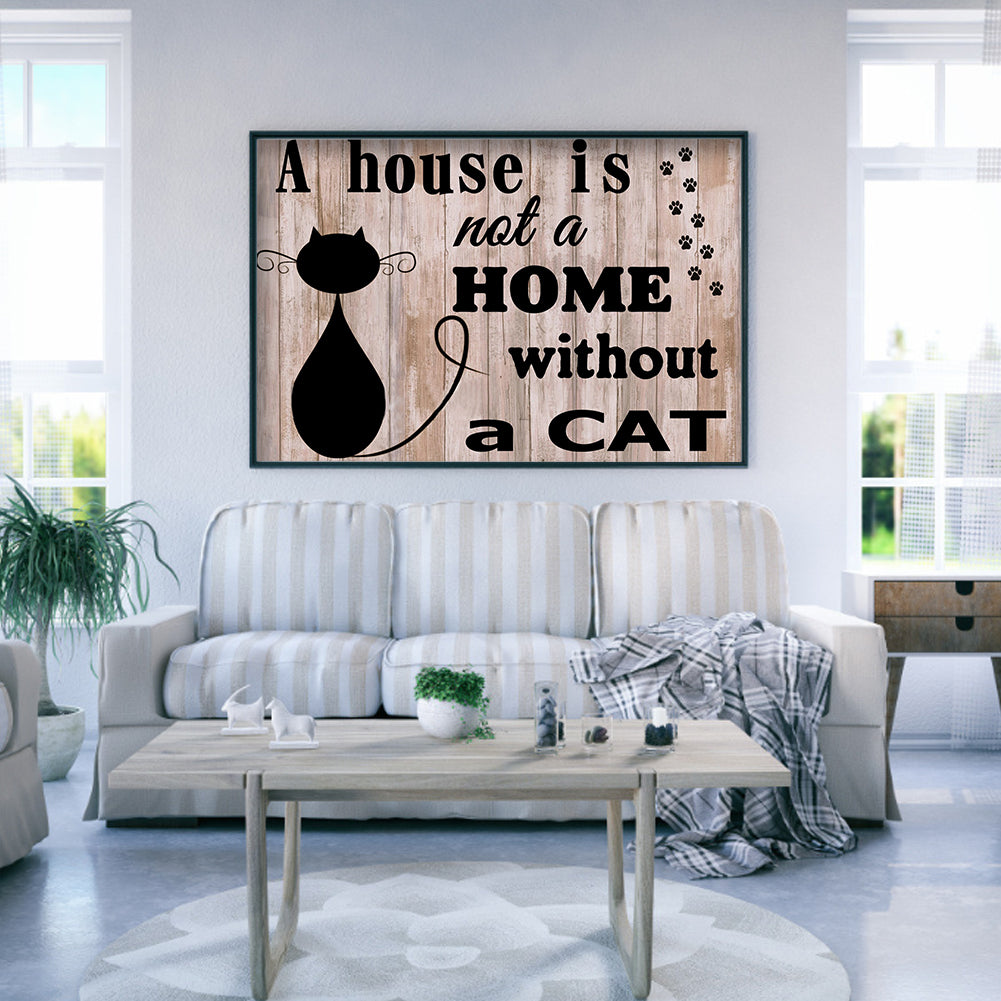 English Sentence - Full Round Drill Diamond Painting 40*30CM