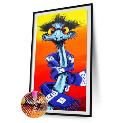 Mr.Ostrich - Full Round Drill Diamond Painting 30*65CM