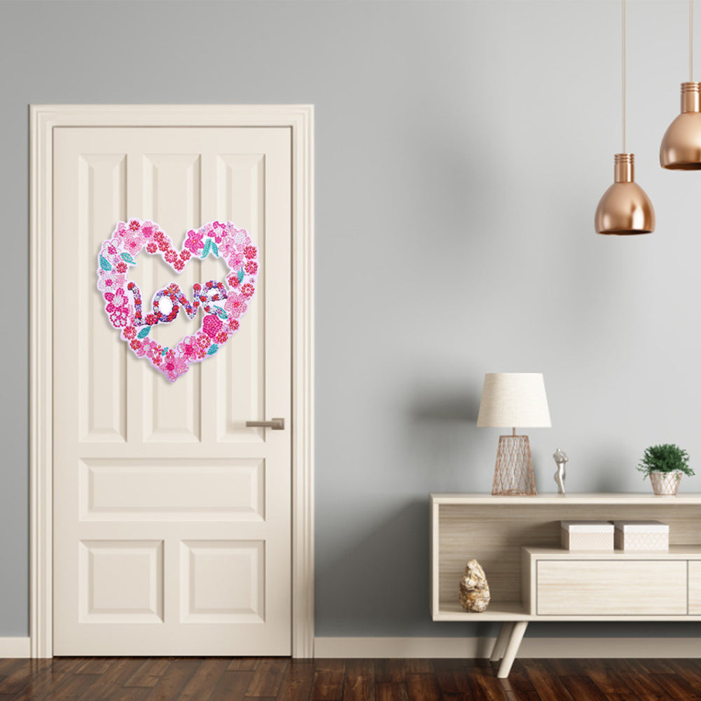 DIY Spot Drill Garland 5D Crystal Diamond Painting Art Flower Wreath Gift