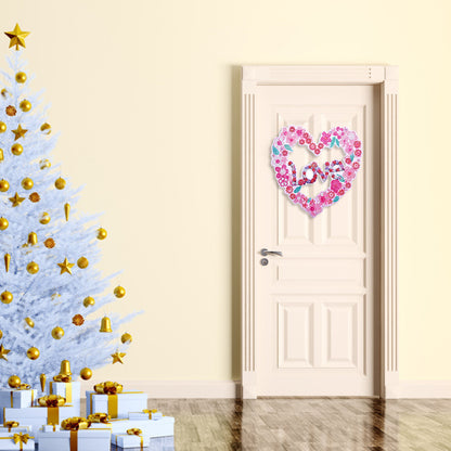 DIY Spot Drill Garland 5D Crystal Diamond Painting Art Flower Wreath Gift