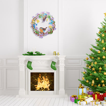 DIY Spot Drill Garland 5D Crystal Diamond Painting Art Flower Wreath Gift