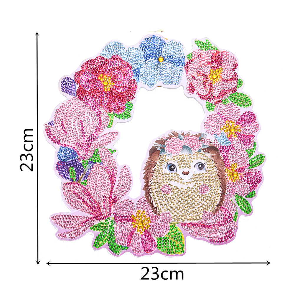 DIY Spot Drill Garland 5D Crystal Diamond Painting Art Flower Wreath Gift