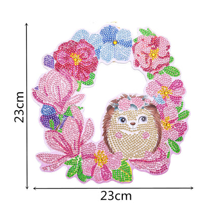 DIY Spot Drill Garland 5D Crystal Diamond Painting Art Flower Wreath Gift