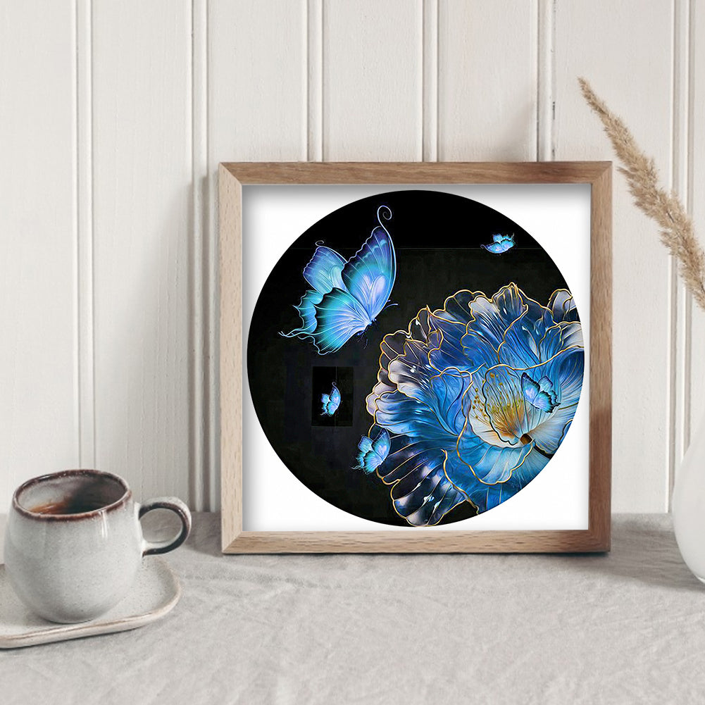 Butterfly - Full Round Drill Diamond Painting 30*30CM