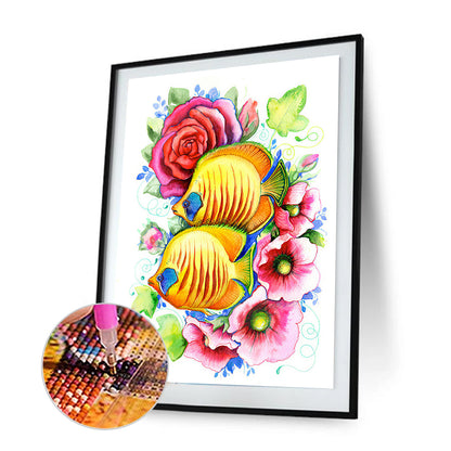 Goldfish - Full Round Drill Diamond Painting 30*40CM